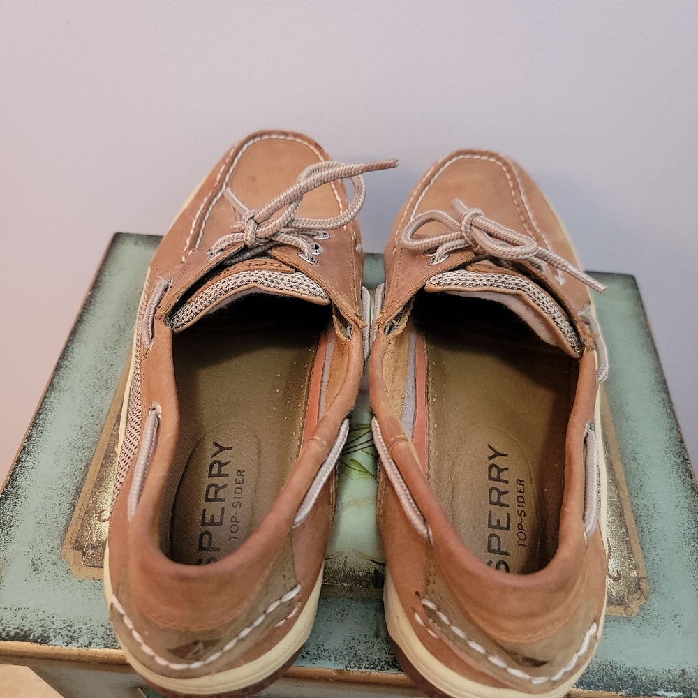 Sperry Top Sider Brown Boat Shoes Size 11 - Picture 6 of 7